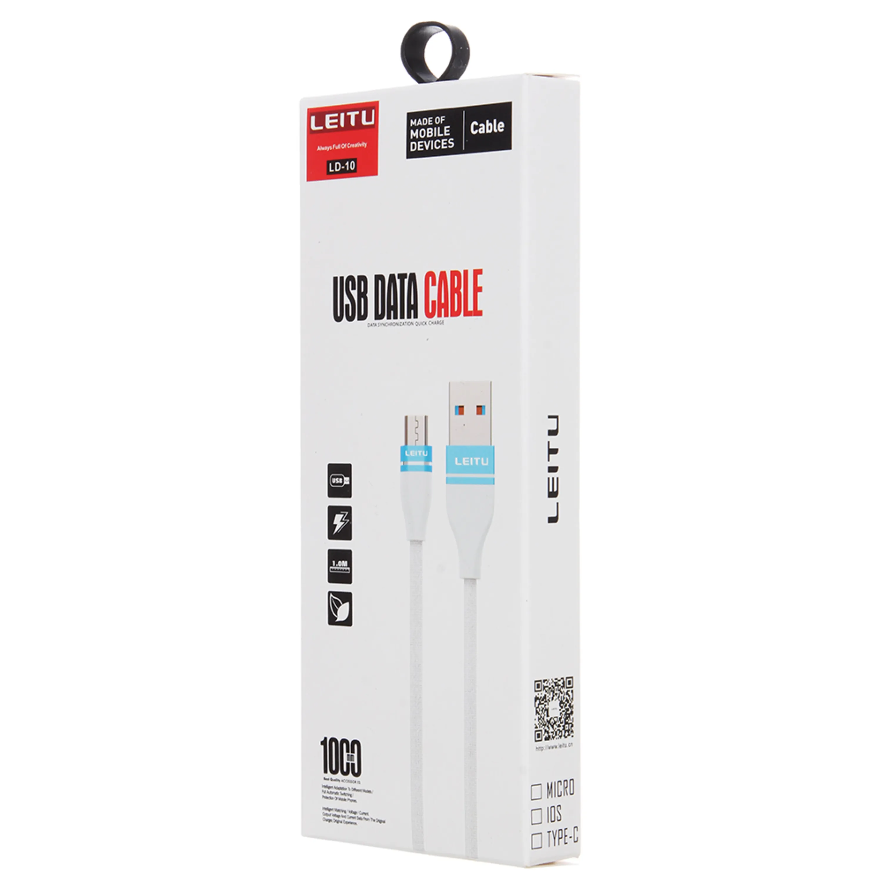 کابل شارژ USB به لایتینیگ لیتو | LEITU LD-10